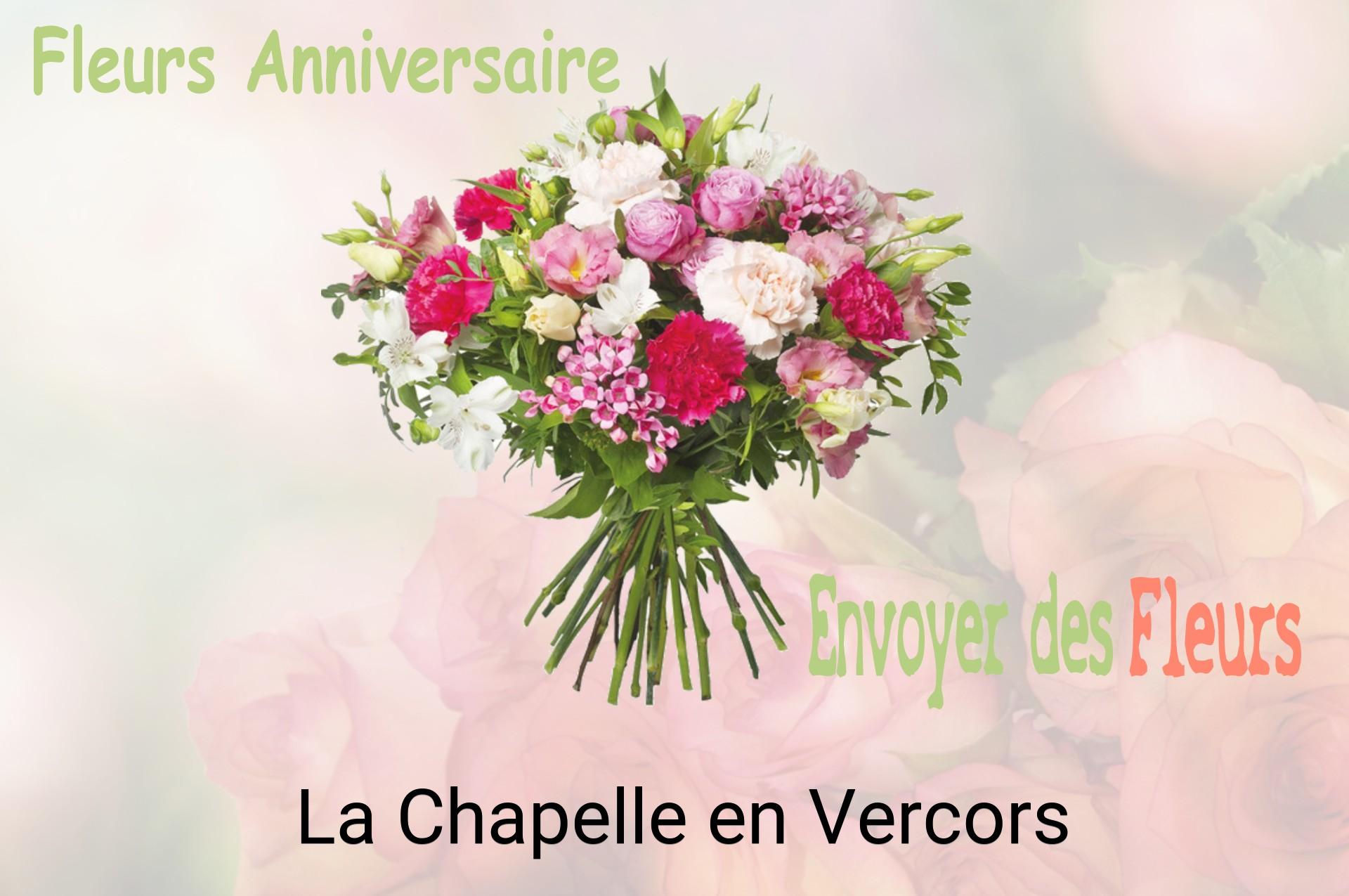 Bouquet de fleurs d’anniversaire livré à La Chapelle-en-Vercors
