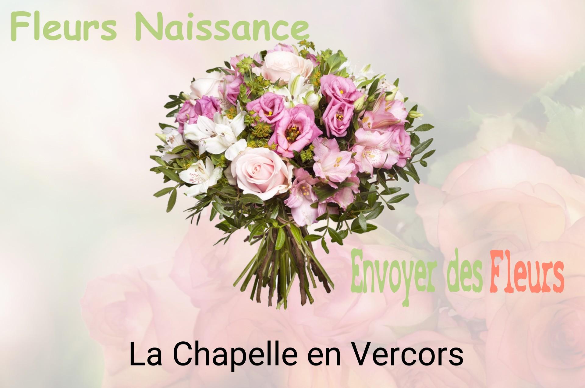 Bouquet de fleurs de naissance livré à La Chapelle-en-Vercors