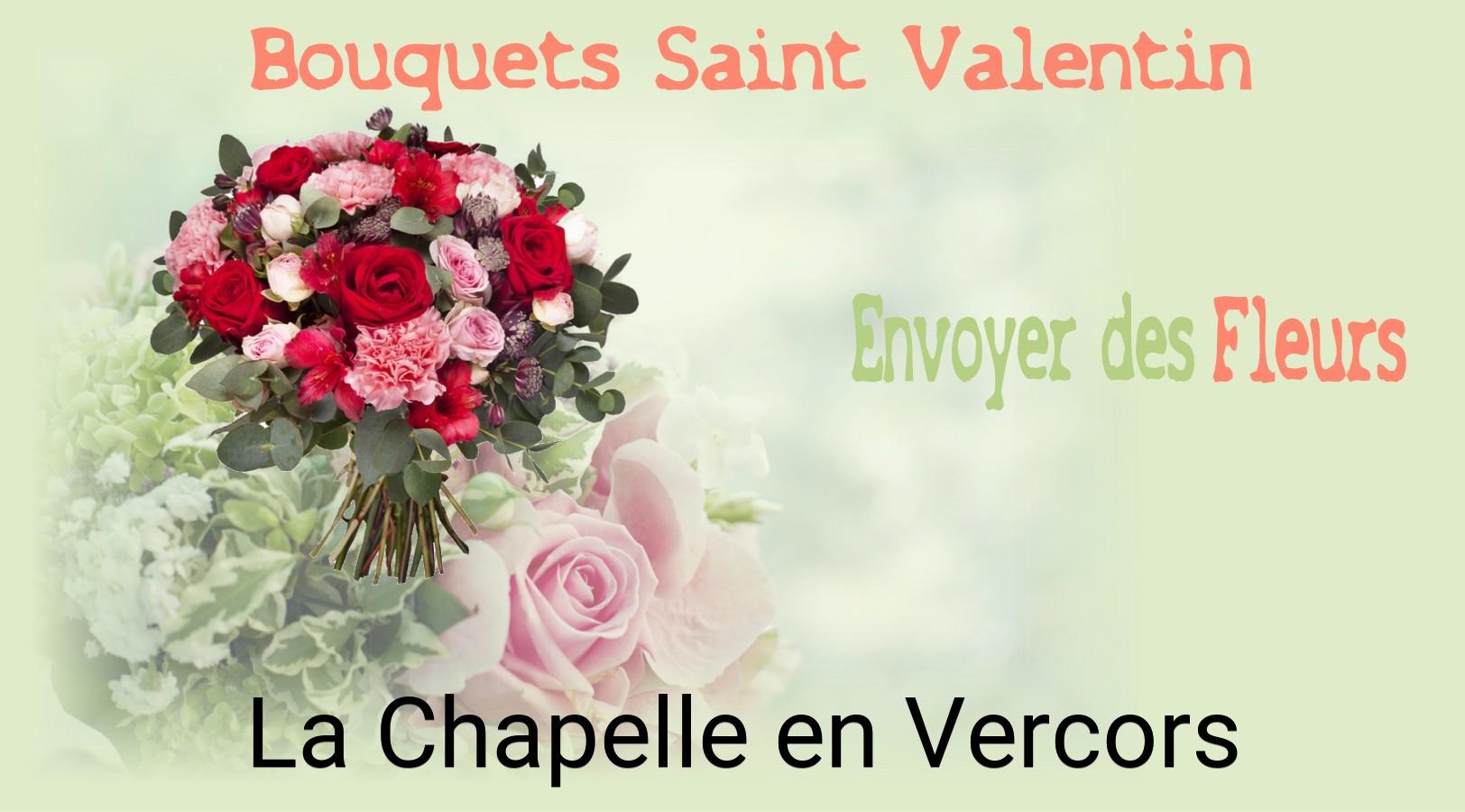 Roses de Saint-Valentin livrées à La Chapelle-en-Vercors